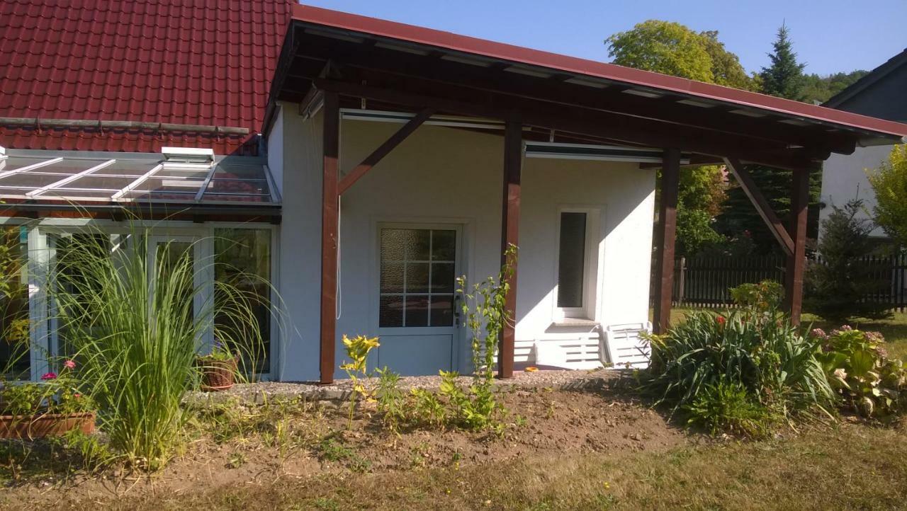 Ferienwohnung Bergblick - Inklusive Bodetal Therme Thale Ngoại thất bức ảnh